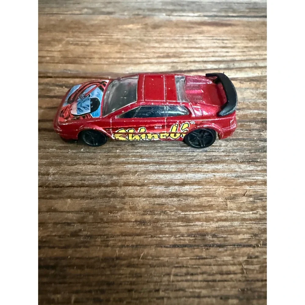 Y2K 2001 Hot Wheels Lotus Esprit Diecast Car Red Shinobi Ninja 1 64 Scale HTF